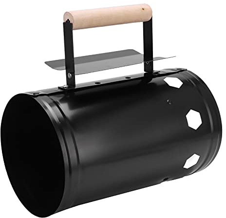 Hosie Baril de Charbon de Bois Rapide pour Barbecue, Outils de Barbecue Multifonctions Antidérapants Sûrs avec Poignée pour Camping en Plein Air pour Cuisine Extérieure