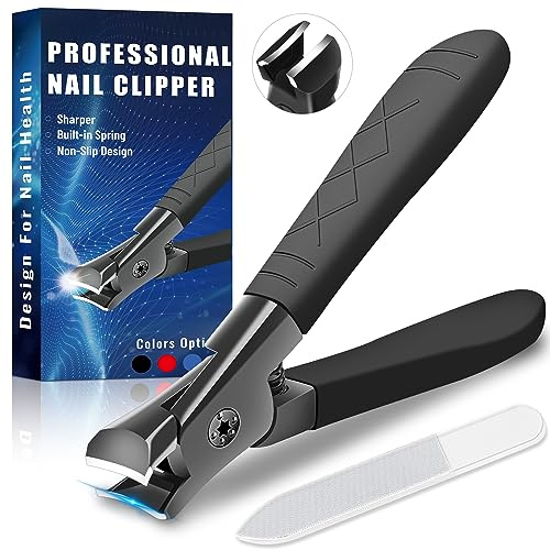 Nagelknipser für Dicke Nägel, Professionelle Nagelknipser Set für Frauen, Männer und Senioren, Ultra Scharfe Nagelzwicker für Zehennägel & Fingernagel