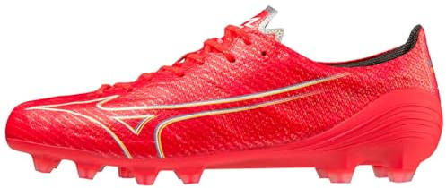Mizuno Unisex A Japan fußballschuhe, Feurige Koralle 2, weiße Bolzen 2, 42 EU