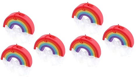 GLEAVI 6stücke Bunte Bade-schwämme Körperpeeling-schwämme Für Reichhaltigen Schaum Exfolierende Badewaren Für Ganze Familie Für Erwachsene