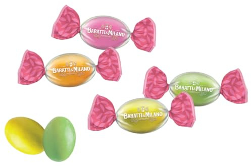Ovetti Confettati Baratti & Milano Colorati Doppio Fiocco Ripieni Assortiti 1 Kg
