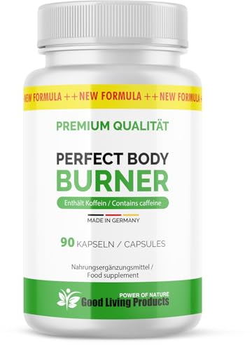 Perfect Body Burner | mit natürlichen Inhaltsstoffen- für Männer & Frauen - 90 Kapseln Inhalt pro Dose 1x