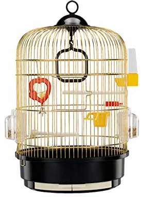 DOLPTBEZM F Cage Großer Papageienkäfig Edelstahl Deluxe Vogelvilla Außen Einfach Und Stilvoll -End Vogelkäfig Vogelkäfig