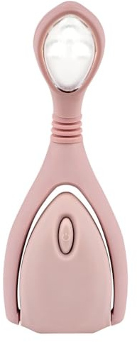 moses. libri_x Leselicht Lumi Plus Recharge Puder, Klemmleuchte mit stufenlosem Dimmer zum Lesen im Dunkeln, wiederaufladbare LED-Leselampe im Nude Look