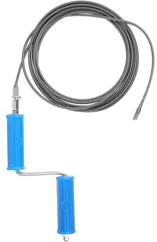 PRETYZOOM Desatascador de Drenaje Flexible Herramienta Manual o Eléctrica para Limpieza de Fregaderos de Cocina y Baño para Habilidad
