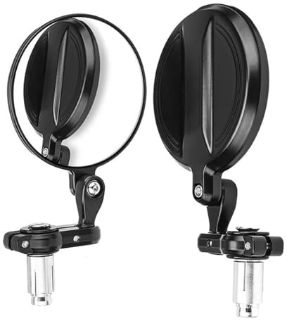 Specchietti Laterali Manubrio Specchietto Retrovisore Universale Moto Girevole 360° Per Manubrio Estremità Moto Accessorio Specchietto Retrovisore Laterale Moto Maniglia Motociclo Specchietto