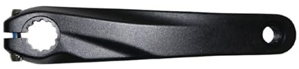 HVRFJXI Braccio Manovella Sinistra in Lega di Alluminio Hollow A 12 Denti Componente Ciclismo Leggero Adatto Vassoi Standard A 12 Slot Manovella Bicicletta in Lega di Alluminio