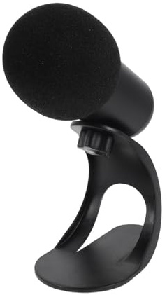 Artibetter USB Tischmikrofon mit Stummschalttaste Kabelgebundenes Streaming und Karaoke Mikrofon fürpc und Laptop Integrierte Rauschunterdrückung Lautstärkeregler Kompatibel für Podcast und