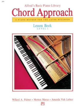 Alfred's Basic Piano Chord Approach Lesson Book, Bk 1: A Piano Method for the Later Beginner (Alfred's Basic Piano Library)