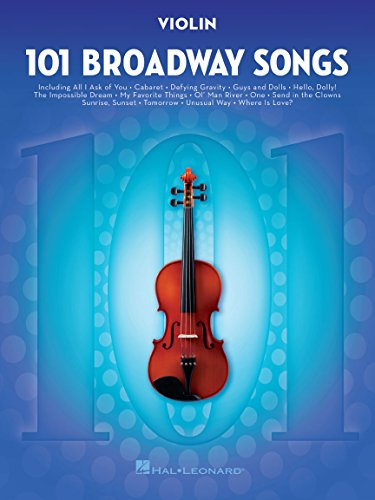 101 broadway songs for violin violon