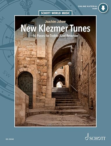 New Klezmer Tunes: 16 Pieces. Altblockflöte (Flöte) und Klavier (Gitarre/Akkordeon). (Schott World Music)