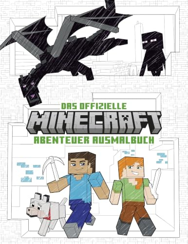 Das offizielle Minecraft-Abenteuer-Ausmalbuch
