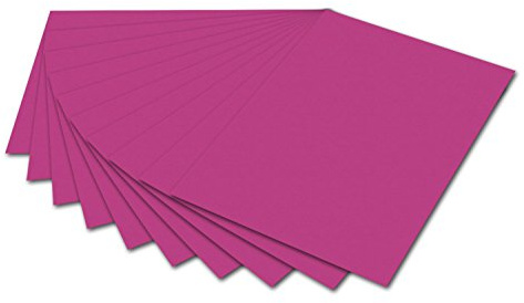 Folia 6121 – Cartón fotográfico, 50 x 70 cm, 10 pliegos, Eosin