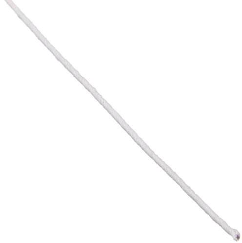 Panacea Cloth Covered Stem Wire 32 Gauge 18 12/Pkg-White