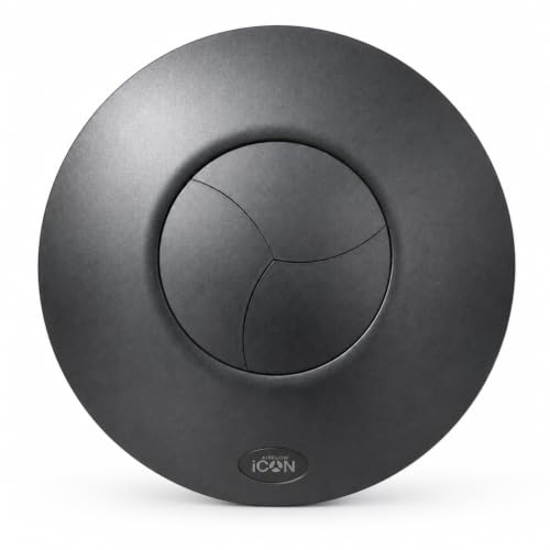 Airflow iCON 15 Extractor Fan Front Cover, Anthracite Dark Grey | Fits iCON 15 and iCON 15S Extractor Fans