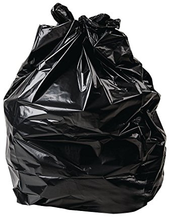 Jantex Large Extra Heavy Duty Black Bin Bags - 90Ltr (Pack 200)