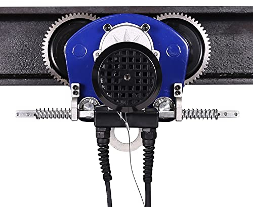 Pallit Laufkatze elektrisch | 1000 kg Tragkraft | 68-110 mm Flanschbreite | Krankatze Rollfahrwerk Handfahrwerk