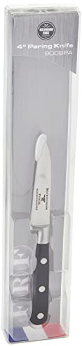Rockingham Forge FRF 10cm Paring Knife, Fully Forged, Pakkawood Handle Black 9009PA