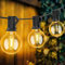 Bomcosy 30M Guirnaldas Luces Exterior, Interior Guirnaldas Luminosas G40 92+8 Bombillas de Guirnalda Luz, Impermeable Cadena Luces Decoracion para Habitación, Jardín, Terraza, Césped, Balcón