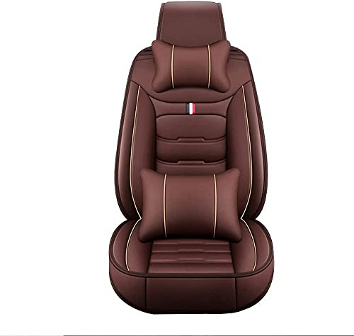 WQEFWR Auto-SitzbezüGe Autositzbezug für Opel Astra H 2004-2010 5-Sitze, Leder Luxus Voll Vorderseite und RüCkseite SchonbezüGe, AutozubehöR Schonbezug AutositzbezüGe Kompatibel