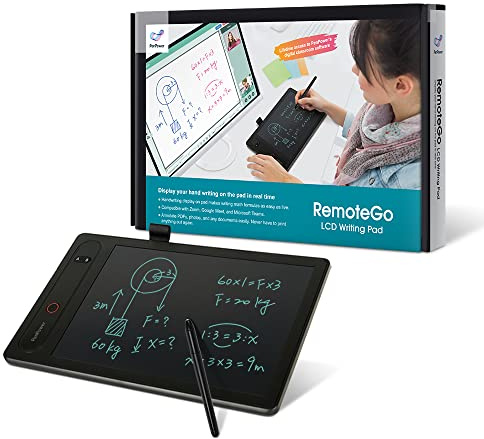 PenPower RemoteGo LCD Writing Pad | 2a generazione | Scrittura a mano visibile | Software 3 in 1 con lavagna digitale, annotazione e registrazione dello schermo