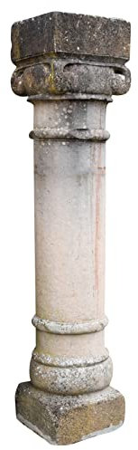 Biscottini Steinsäule 170 x 35 cm | Tragsäule zur Dekoration | Säule Tragsäule