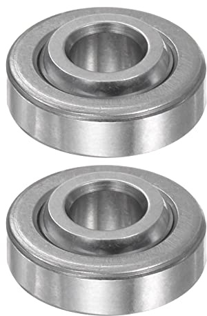 sourcing map 2Stk GE5C Sphärisch Schlicht Lager 5mmx14mmx6mm Versiegelt Sphärisch Radiales Kugellager