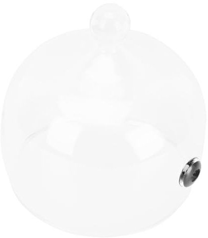 MAGICLULU Transparente Lebensmittelabdeckung Aus Glas Staubdichte Schutzhaube Für Kuchen Snacks Und Desserts Bpa Frei Geeignet Für Mikrowelle Und Geschirrspüler Mit Praktischem Griff Für