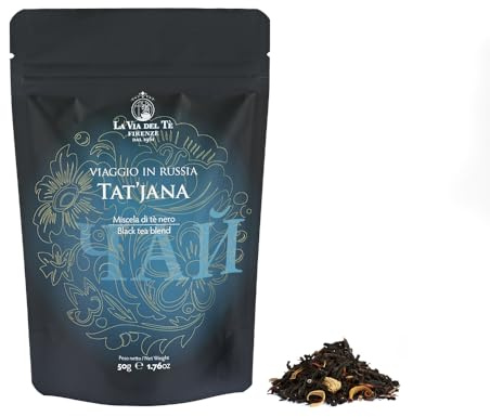 La Via del Tè - Tè nero Tat'Jana - agrumato, con arancia e bergamotto (100, Grammi) (50 grammi)