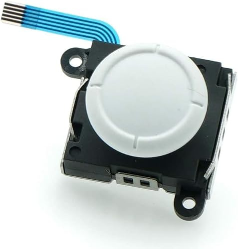 Joystick analogique blanc de rechange, compatible avec les consoles Nintendo Switch/Switch Lite/Switch OLED