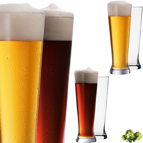 IMPERIAL glass Imperial Pilsner Lot de 6 verres à bière hauts en cristal 500 ml (max. 680 ml) Passe au lave-vaisselle