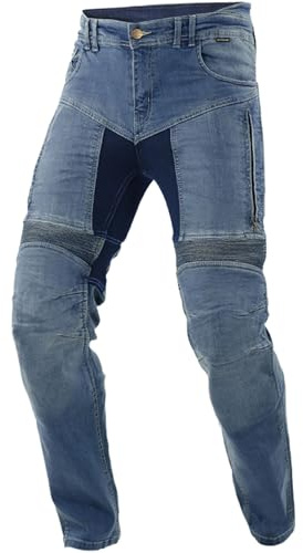 Trilobite Parado Blue Monolayer Slim Motorrad Jeans, blau, 36/34