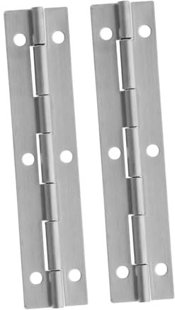 WATIIFUFU 6pièces Charnières Piano Acier Longues Pour Fenêtres Et Pianos Charnières Continues Résistantes Pour Usages Fréquents