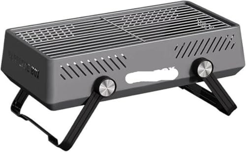 Charcoal grill,indoor bbq grill,Portable BBQ Stove, Korean Design Multifunctional Charcoal Barbecue Grill Rack, Indoor Outdoor for Camping Picnic, Tea Coffee Brewing Camping Grill Stove(Gris)(Gris)