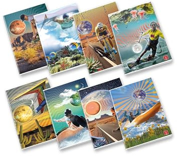 Pigna, Maxi Quaderno Dream Sport, f.to A4 21x29,7 cm., pagine 80 + risguardo, carta 80 g/m², interno 0Q, Quadretto 5 mm con Margine, Copertine Assortite, 10 pezzi