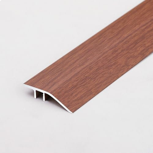 Türübergangsleiste für Rollstühle, Schwellenreduzierer aus Metall mit Holzmaserung für Teppich zu Zement/Holzboden zu Fliesen/unebene Böden, 25 31 36 45 59 65, Hell,Light Coffee-W 42MM - 67in/170.2cm