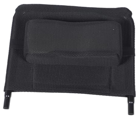 OATIPHO Abnehmbare Rollstuhl Rückenlehne mit Hohem Rücken Netzgewebe und Schaumstoff Passend für Rollstühle 40-50cm Schwarz
