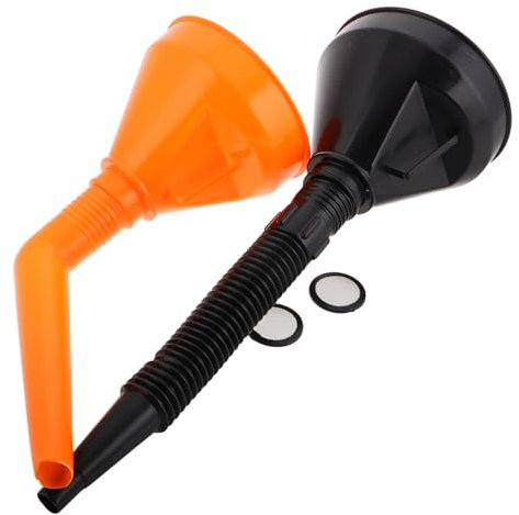 Amosfun 2pièces Entonnoir Pour Véhicule Et Automobile Flexible Et Long Pour Réservoir Essence Et Transfert De Liquides