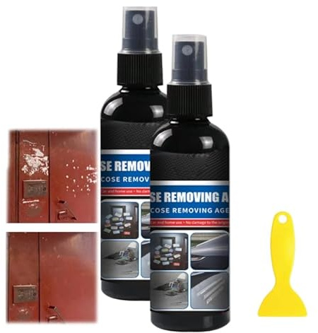 Multifunction Adhesive Remover Spray for Car, Sticky Stuff Remover, Adhesive Cleaner And Remover, Safe Fast Working and Drying, Sticker Remover for Easy Removal of Stickers, Labels, Tape Residue (2)