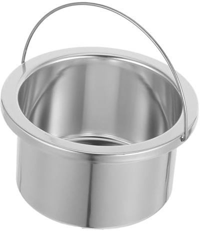 LOLIPPYY Wax Melting Pot Replacement Inner Pot Aluminum Waxing Container for Beeswax Melting Wax Machine Warmer Hair Remover Machine
