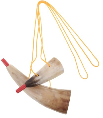 BESPORTBLE 2 Piezas De Trompeta De Guerra De Cuerno Pirata Instrumento De Viento De Cuerno De Fiesta Pirata Decoración Vikinga Instrumento Vikingo Accesorios De Actuación Para