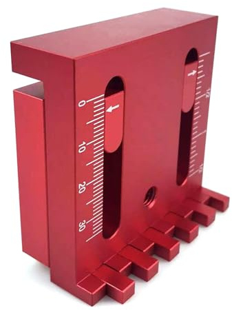 Righello per la misurazione della larghezza delle fessure di 30 mm di profondità della sega da tavolo per la lavorazione del legno