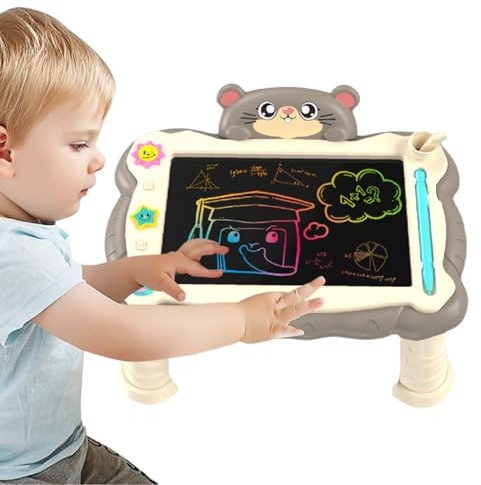 Wiederbeschreibbare LCD Maltafel - Tragbare Elektronische Zeichentafel Mit Stift, Energiesparendes Lernspielzeug Für Kinder, Jungens, Mädchen, Perfekt Für Zuhause, Schule, Auto, Reise, Draußen |