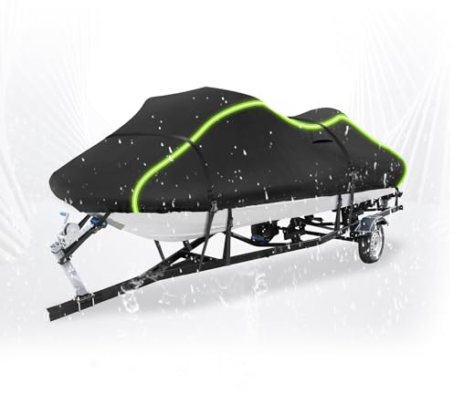 Funda para Moto Acuática para Sea Doo RXP-X RS 300 260 Apex Wake 170, Fabricada En Oxford 300D Resistente Al Agua Y A Los Rayos UV. Tela, Apta para Remolque