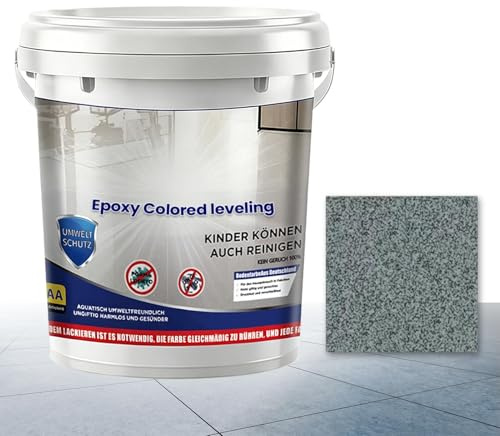 Generico Pintura de Hormigón | Revestimiento Antideslizante Resistente al Desgaste - Suelo Epoxy,Para Hogar,