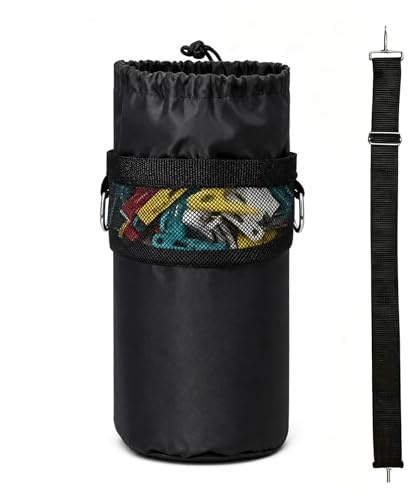Kemay Premium Peg Bag for Washing Line-Large Waterproof Clothes Peg Bag with Hanging Carabiner and Drawstring Closure-Durable Pegs Holder Organizer for Indoor Outdoor Laundry Use (Holds up to 200Pegs)