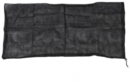 Jenivaint Sac de Déchiquetage de Bois en Nylon, Sac de Collecte de Copeaux de Bois, Ouverture de 48 Pouces avec Verrous de Corde Réglables, Convient à Une Déchiqueteuse de Feuilles de 24x48 Pouces