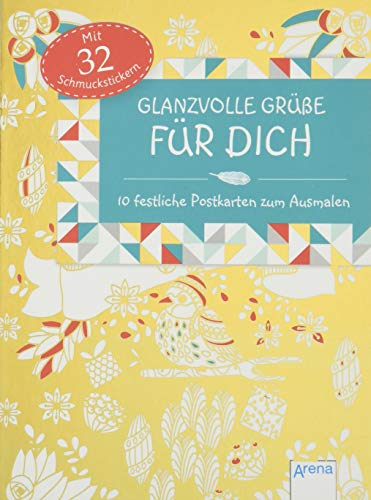 Glanzvolle Grüße für dich: 10 festliche Postkarten zum Ausmalen