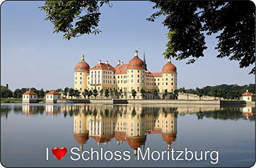 Cadora Magnetschild Kühlschrankmagnet I Love Schloss Moritzburg