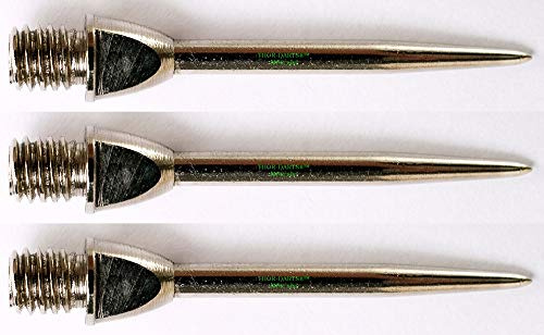THOR-DARTS ®™ Stahlspitzen Wechselspitzen Converter (Silber-Silber, 9 Stück / 3 Set)